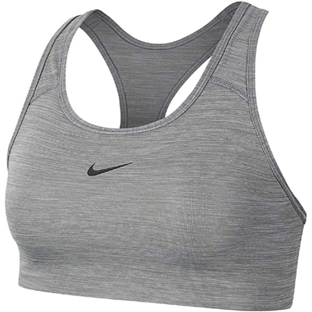 Nike Women's MED PAD Sports Training Compression Bra Gray BV3636-084 Size XS